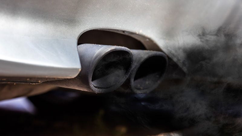 black smoke from exhaust
