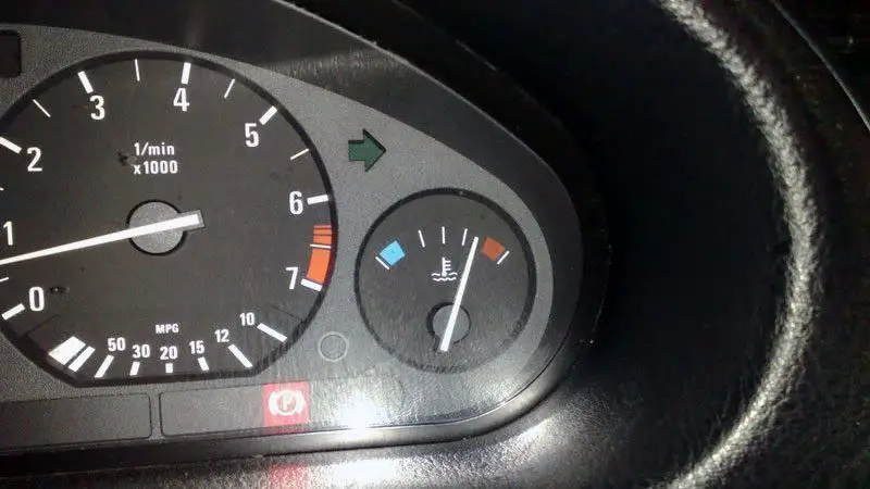 temperature gauge is high