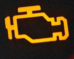 Voyant de contrôle du moteur allumé Voyant de contrôle du moteur allumé